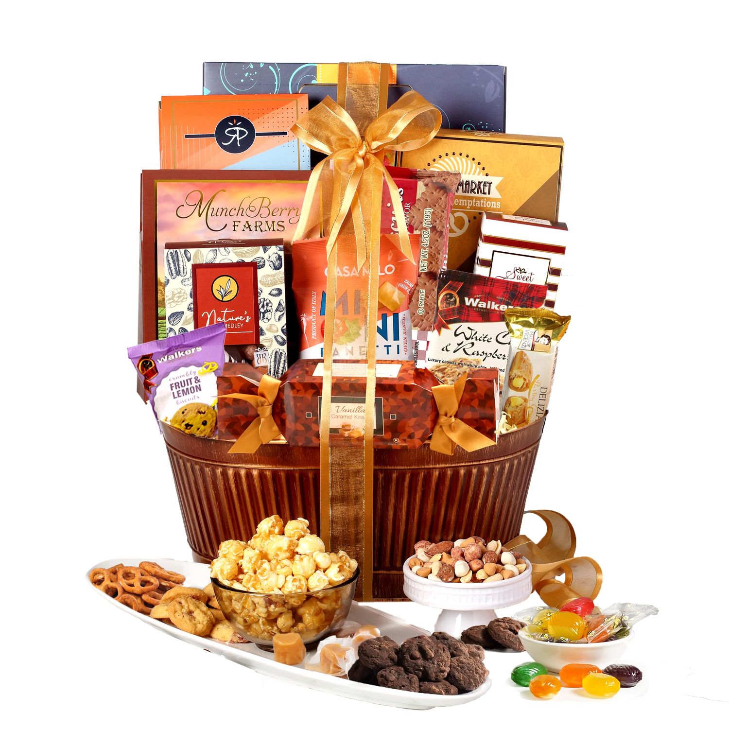 Broadway Basketeers Chocolate Gift Basket Christmas, Holiday Delivery, Gifts for Women, Men, Families, College, Appreciation, Thank You Present, Birthday, Corporate, Get Well, Sympathy Care