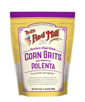 Bob's Red Mill Creamy White Corn Grits Hot Cereal / Polenta, 24-ounce (Pack of 4)