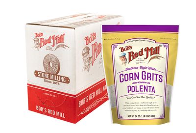 Bob&#39;s Red Mill Creamy White Corn Grits Hot Cereal / Polenta, 24-ounce (Pack of 4)