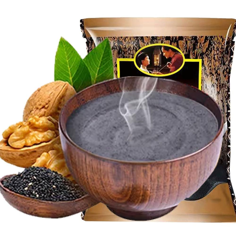 ground sesame seedsblack sesame seed paste 12.69 oz Instant Drink Cereal black sesame