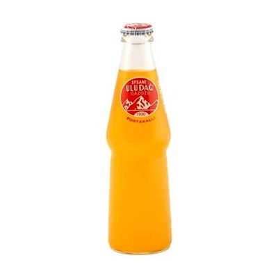Uludag Legendary Orange Flavored Carbonated Soft Drink - Portakal Efsane Gazoz - 6 Pack (8.4 oz / 250 ml)