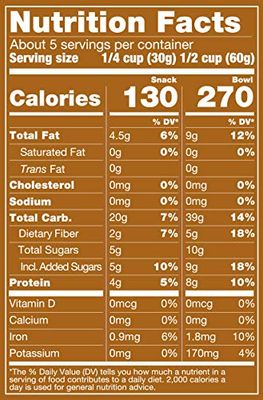 Udi's Gluten Free Au Naturel Granola, Dairy Free and Egg Free, Pure Honey , 11Ounce (Packaging May Vary)