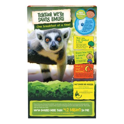EnviroKidz Organic Leapin' Lemurs Cereal, 10 oz (Pack of 1), Peanut Butter &amp; Chocolate, Gluten Free, Fair Trade, by Nature's Path