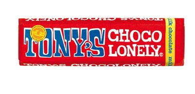 TONY&#39;S CHOCOLONELY MILK CHOCOLATE 50g