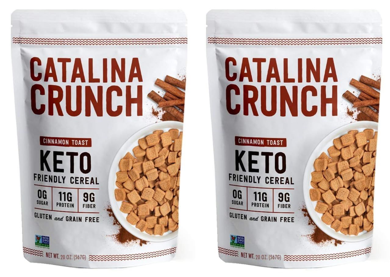 Generic (Pack of 2) Catalina Snacks Keto Friendly Cereal, 20 Ounce -Sugar Free, Gluten Free(40 Ounce total)