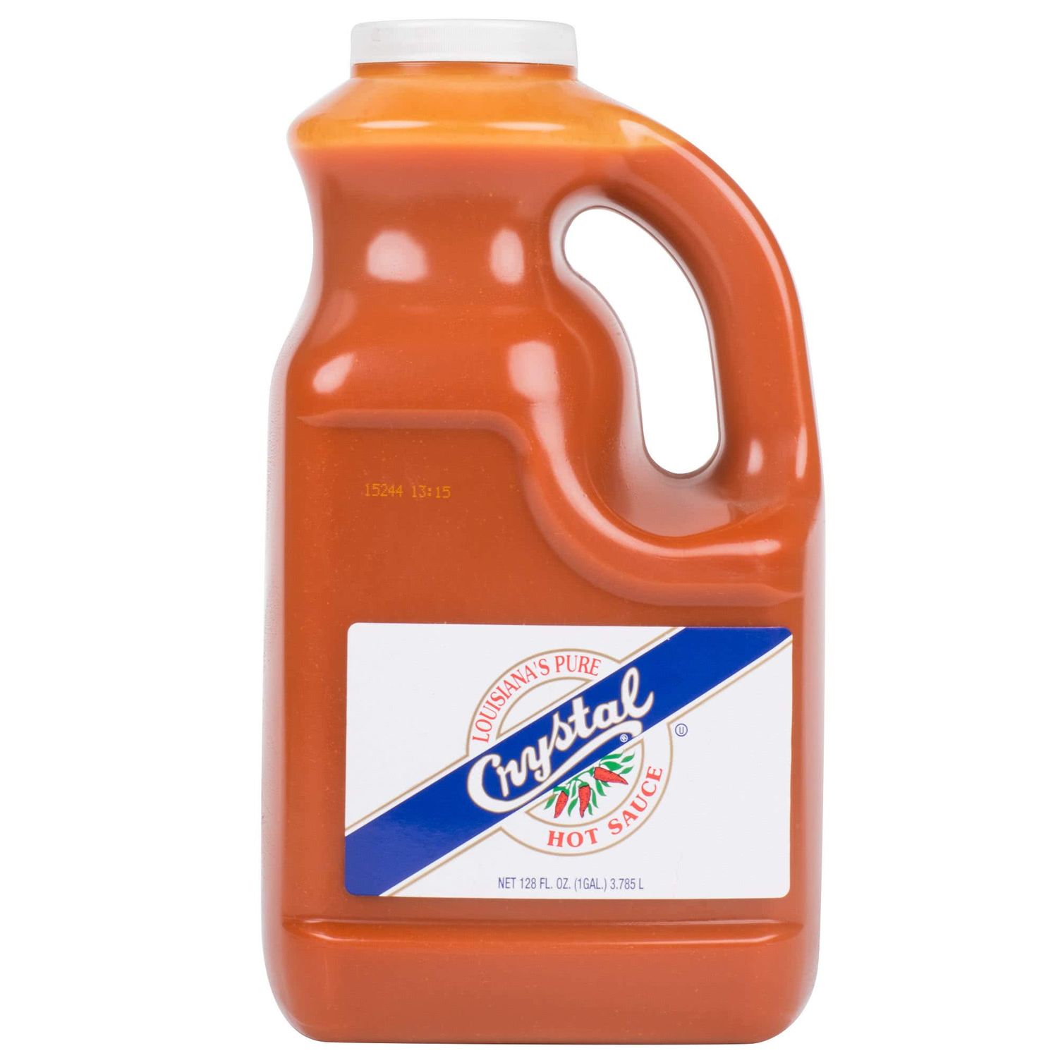 Crystal Hot Louisiana&#39;s Pure Hot Sauce, 1 Gallon / 128 Fl Oz Food Service Pack