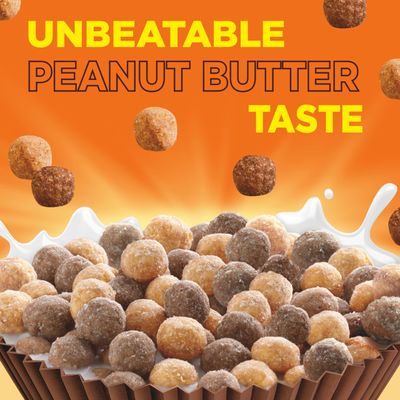 REESES PUFFS Chocolatey Peanut Butter Cereal, Kid Breakfast Cereal, Giant Size, 29 oz
