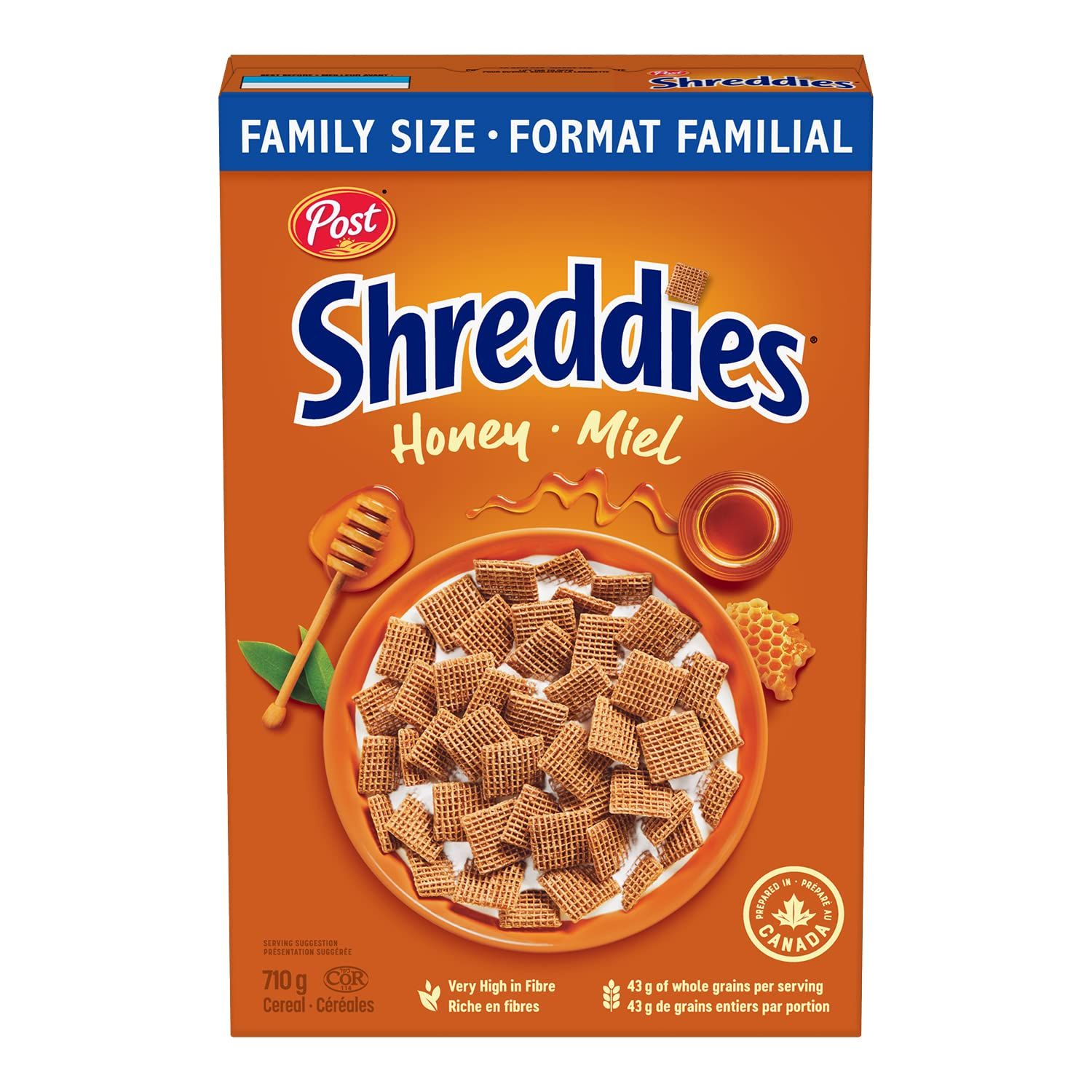 HONEY SHREDDIES FAMILY SIZE 710GR {Imported from Canada}