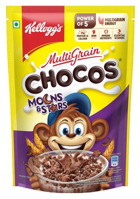Kellogg Chocos Moons &amp; Stars Pouch, 375 g