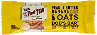Bob&#39;s Red Mill Peanut Butter Banana &amp; Oats Snack Bar - 1.76 Ounce (Pack of 1) - Gluten Free, Non-GMO, Whole Grain
