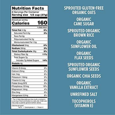 Granola - Oat Vanilla Chia 11oz USA (Case6)