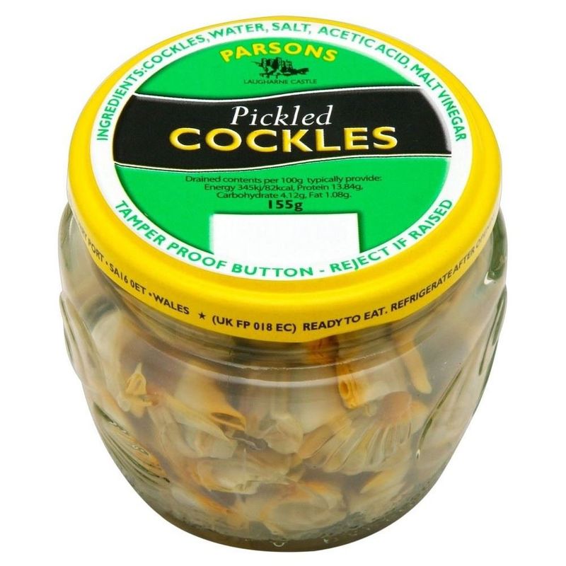 Parsons Welsh Pickled Cockles (155g) - Pack of 6
