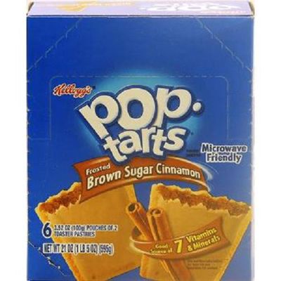 Kelloggs Pop Tart, Brown Sugar Cinnamon, Count 6 (3.52-oz) - Granola/Cereal/Oat/Brkfast Bar/Grab Varieties &amp; Flavors