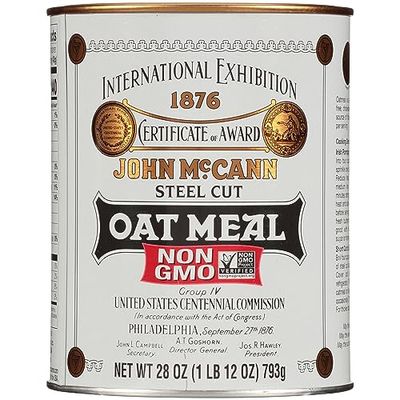 McCann&#39;s Irish Oatmeal, Traditional Steel Cut Oats, 28 Ounce (Pack of 6)