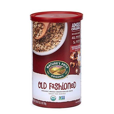 Nature&#39;s Path Organic Old Fashioned Oats Oatmeal, 18 oz (Pack of 6), Non-GMO