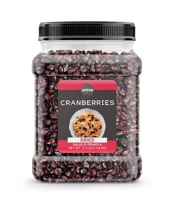 Birch &amp; Meadow Dried Cranberries, 2.3 lb, Sweetened, Salad &amp; Granola
