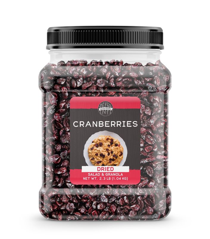 Birch &amp; Meadow Dried Cranberries, 2.3 lb, Sweetened, Salad &amp; Granola