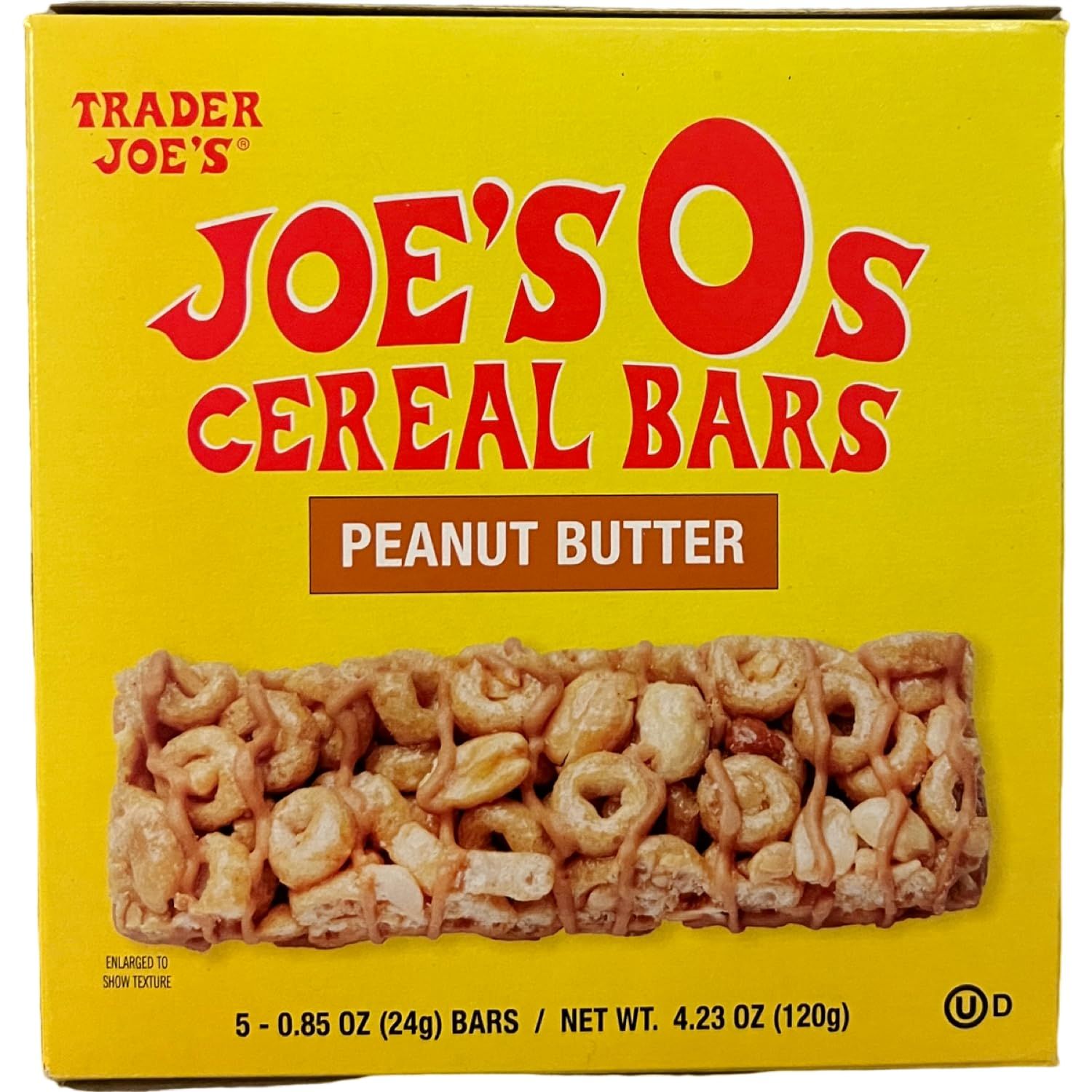 Generic Trader Joe&#39;s Joe&#39;s Os Cereal Bars Peanut Butter, 4.23 oz (Pack of 1)