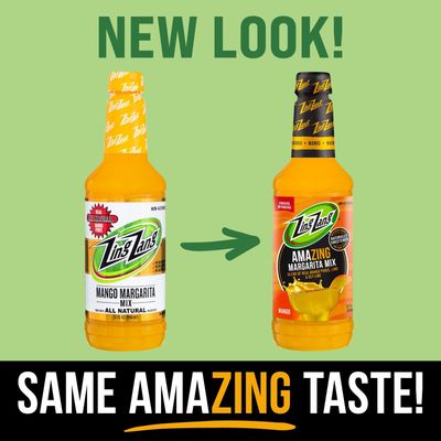 Zing Zang Mango Margarita Mix, Amazing Non-Alcoholic Cocktail Mixer, 32 Fl Oz Bottle (Pack of 1)