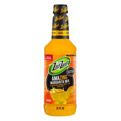 Zing Zang Mango Margarita Mix, Amazing Non-Alcoholic Cocktail Mixer, 32 Fl Oz Bottle (Pack of 1)