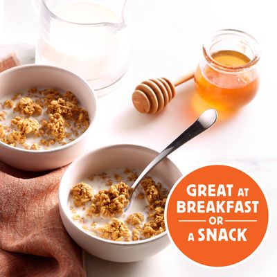 Post Honey Bunches of Oats Honey Roasted Granola Cereal, Honey Granola Filled with Oats and Honey Granola Clusters, 11 OZ Granola Bag