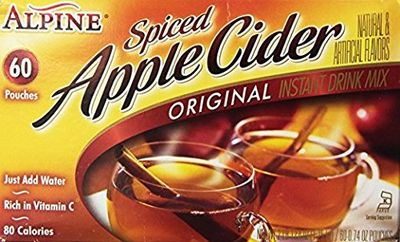 Alpine Spiced Apple Cider Drink Mix, Original, 0.74 oz (180 count)