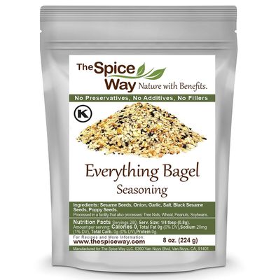 The Spice Way Everything Bagel Seasoning - (8 oz)- a flavorful all-purpose mix of sesame seed, garlic, and onion