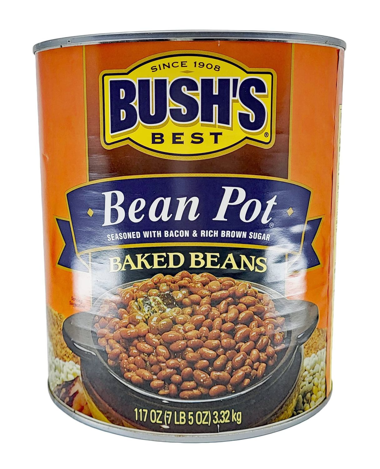 Bush&#39;s Best Bean Pot Baked Beans - 117 ounces (7 lb-5 oz) Can