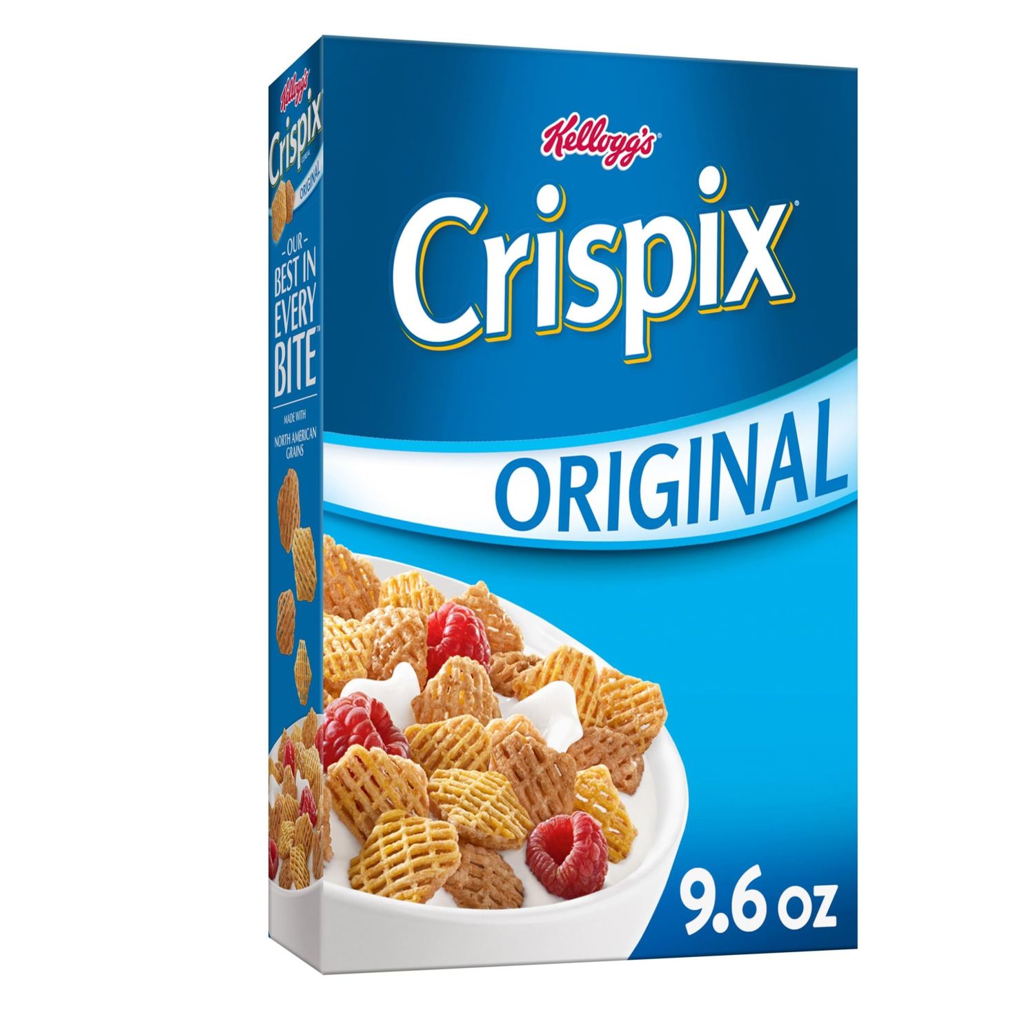 Kellogg&#39;s Crispix Breakfast Cereal, 8 Vitamins and Minerals, Try in Snack Mix, Original, 9.6oz Box (1 Box)