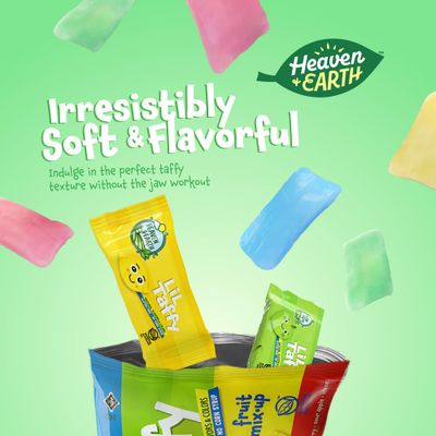 Heaven &amp; Earth Lil Taffy Fruit Mix (Approx. 40 Count)