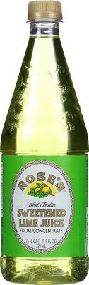 Rose&#39;s West india Sweetened Lime Juice 25 Fl Oz 1 Pack by Rose&#39;s