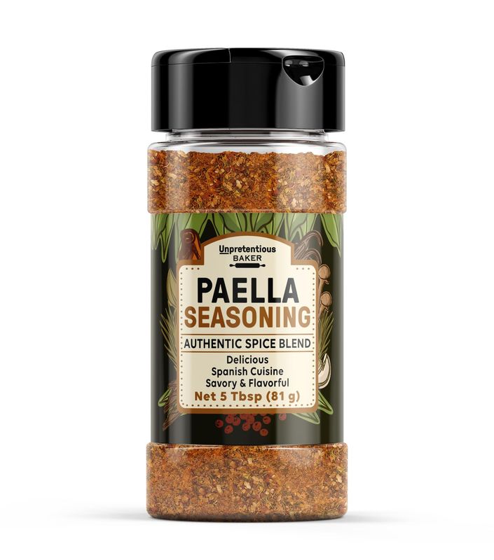 Unpretentious Paella Seasoning, 5 Tbsp, Authentic Spice Blend, Spanish Cuisine, Paella Valenciana
