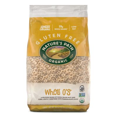 Nature&#39;s Path Organic Whole O&#39;S Cereal, 26.4 oz (Pack of 1), Gluten Free, Earth Friendly Packaging