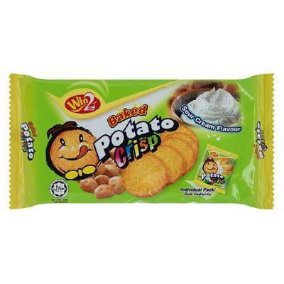 Win2 Potato Crisp Crackers 240g (628MART) (Sour Cream Flavour)