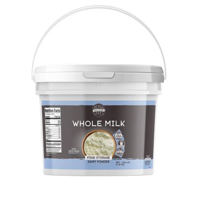 Birch &amp; Meadow 1 Gallon of Whole Milk Powder, Light Sweet Taste