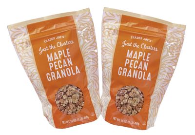 Trader Joe&#39;s Just the Clusters Maple Pecan Granola Cereal 16 oz. (Pack of 2 bxs)