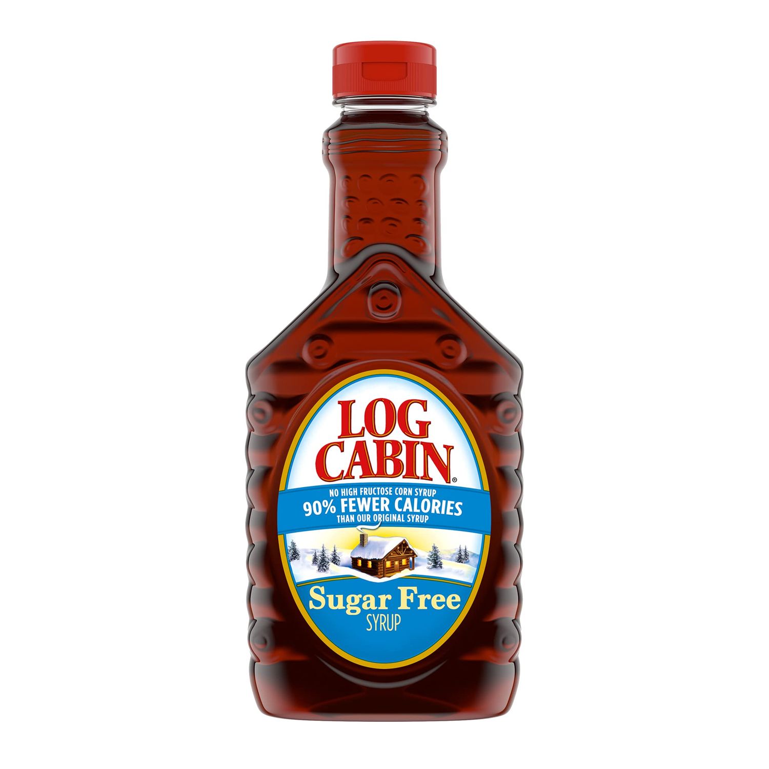 Log Cabin Sugar Free Syrup, 12 FL OZ (Pack of 12)