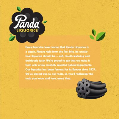 Panda Natural Original Liquorice 240g