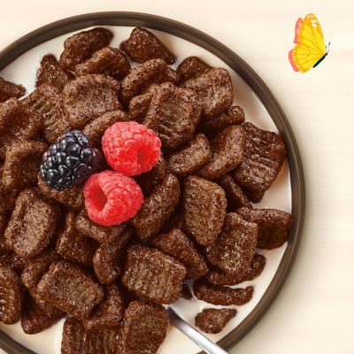 Cascadian Farm Organic Brownie Crunch Breakfast Cereal, Gluten Free, Made With Real Cocoa and Whole Grain, 12.4 oz