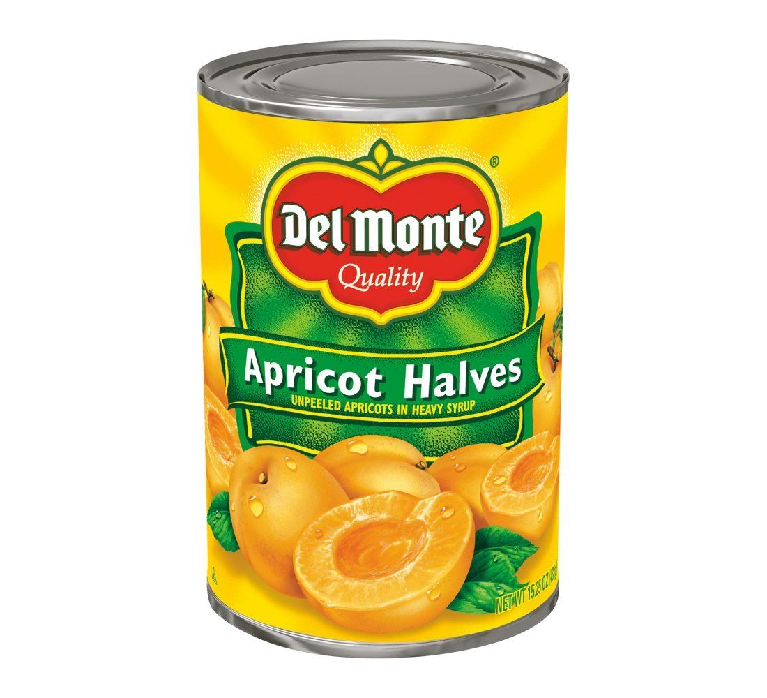 Del Monte Apricots, Halves California In Heavy Syrup 15.25 Oz