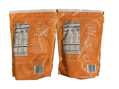 Trader Joe's Just the Clusters Maple Pecan Granola Cereal 16 oz. (Pack of 2 bxs)