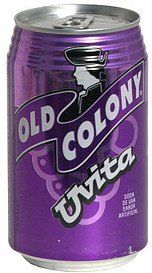 OLD COLONY UVA - Puerto Rico&#39;s Favorite Grape Flavored Soda - 12 oz cans - 8 Pack