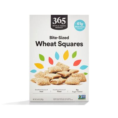 365 by Whole Foods Market, Bite Sized Wheat Squares Cereal, 14 Ounce