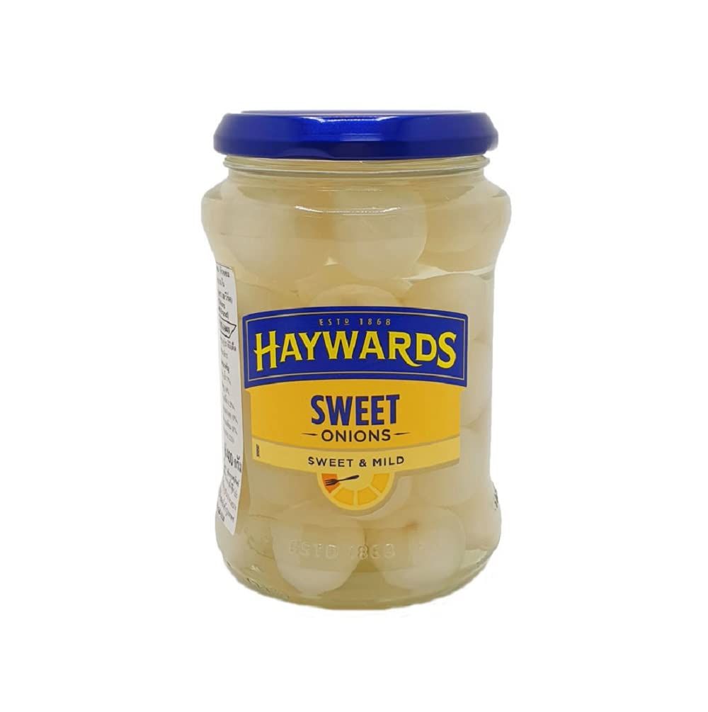 Haywards Sweet and Mild Silverskin Onions 400g - Pack of 2