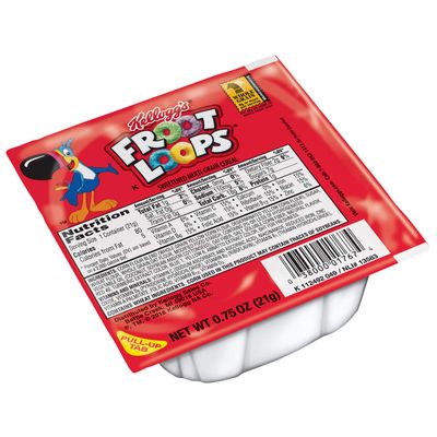 Kellogg&#39;s Froot Loops, Breakfast Cereal, Original, .75oz (96 Count)