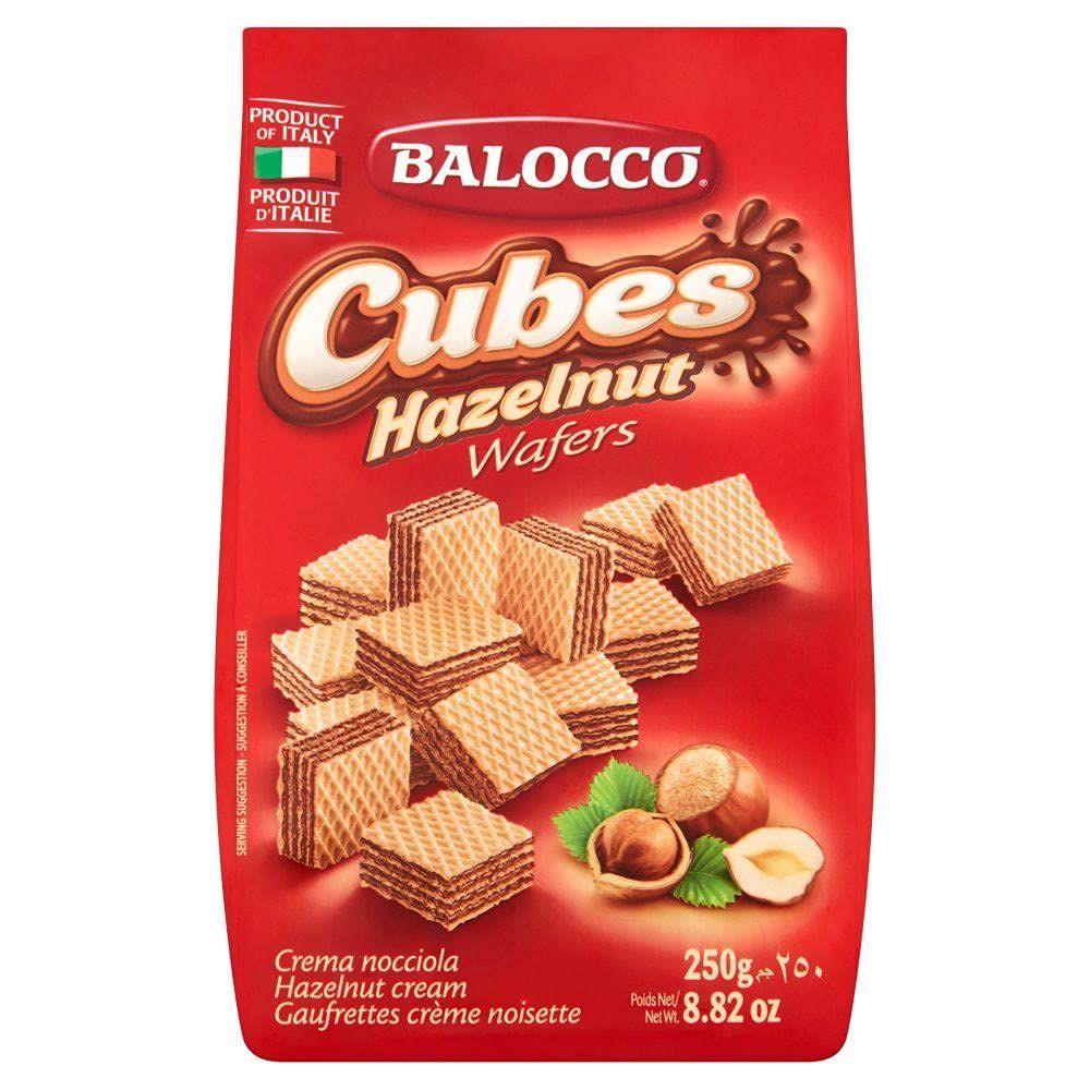 Balacco - Hazelnut Wafer Cubes - 250g
