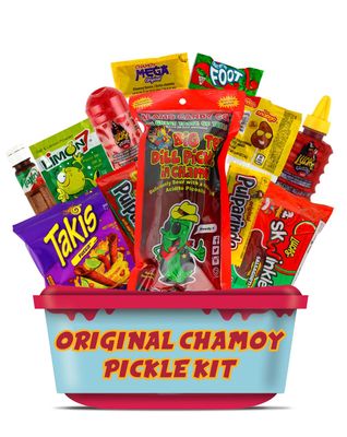 Original Chamoy Pickle Kit, Ready to Make the Famous TikTok Trend, Includes Alamo Dill Pickle, Baby Lucas, Lucas Gusano, Skwinkles Salsaghetti, Tajin &amp; Pulparindo by LookOn