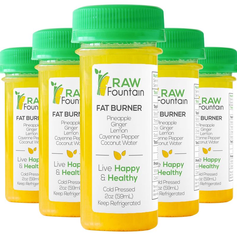 20 Immunity Shots w/Ginger, Lemon, Cayenne Pepper, Pineapple 2fl Oz, Packed w/Vitamin C, Raw &amp; Cold Pressed, Unpasteurized, Boosts Immunity, All Natural, No Artificial Flavor