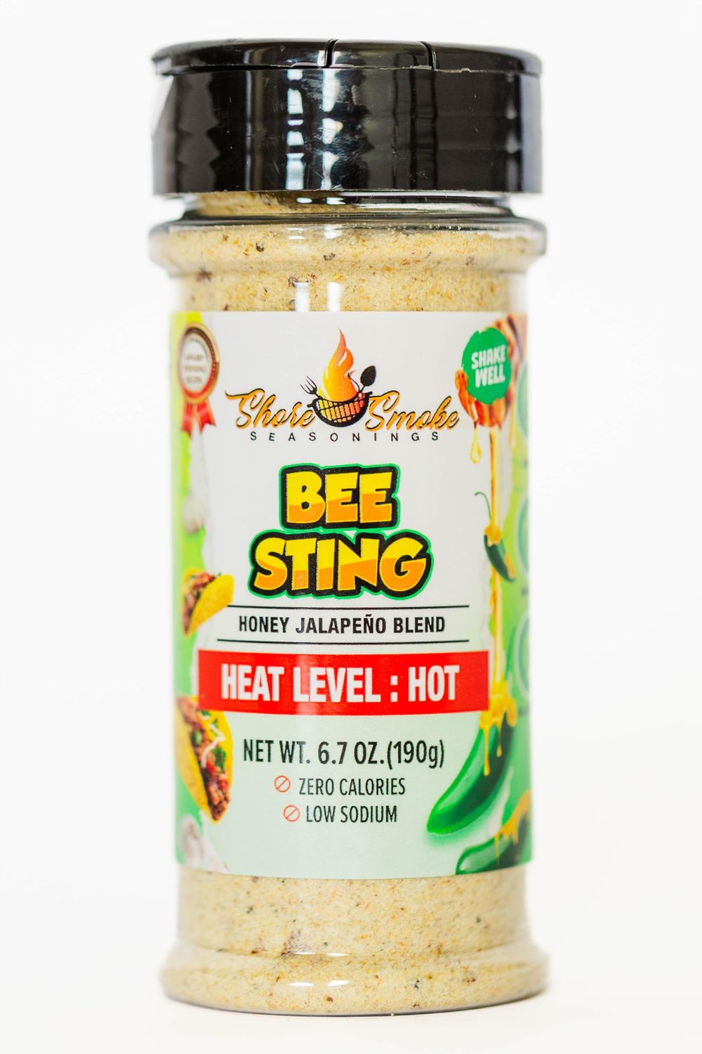 Shore Smoke Seasonings - Bee Sting- Honey Jalapeno Blend 6.7oz (190g)