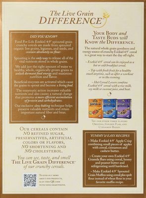 Food For Life Ezekiel 4:9 Organic Sprouted Grain Cereal - Almond - 16 oz